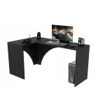 Corner computer table small, black order